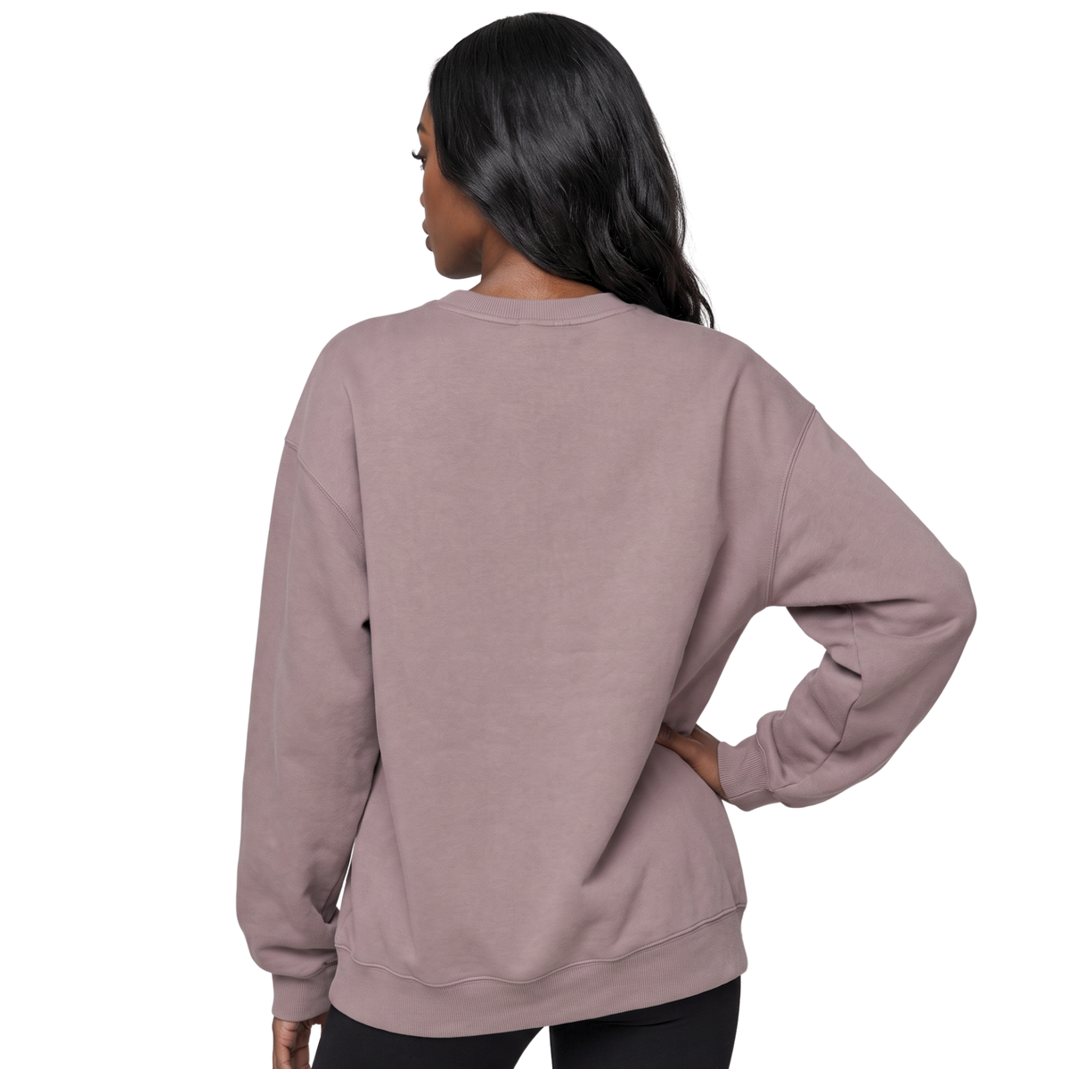 2-Pack Women's Oversized Crewneck Pullover Sweatshirt Top