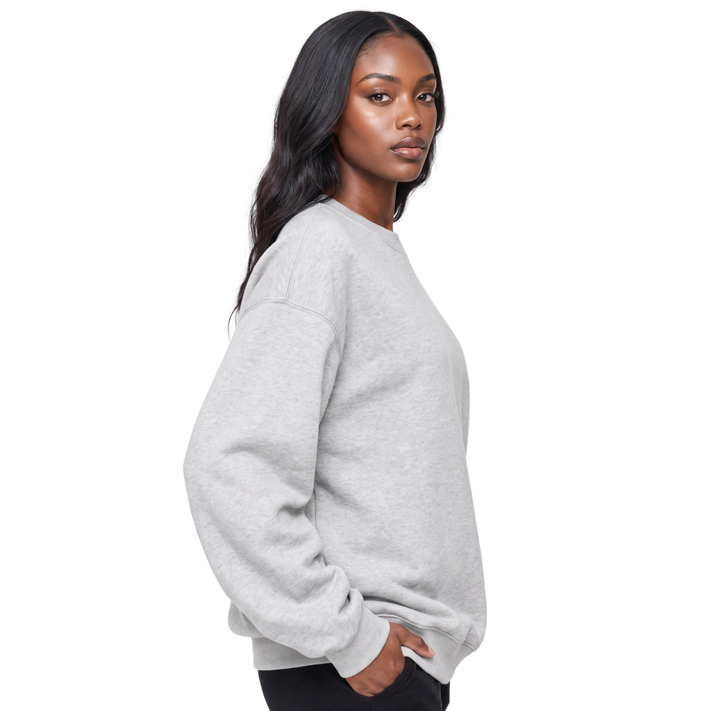 2-Pack Women's Oversized Crewneck Pullover Sweatshirt Top