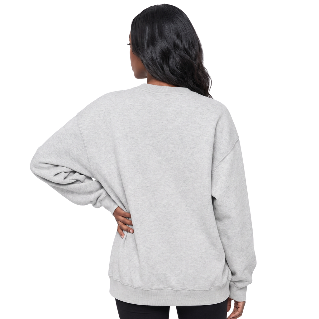 2-Pack Women's Oversized Crewneck Pullover Sweatshirt Top