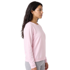Women's Fleece Crewneck Pullover Sweatshirt Long Sleeves