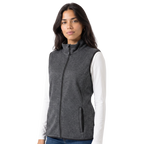 Women’s Sweater Fleece Vest with Pockets