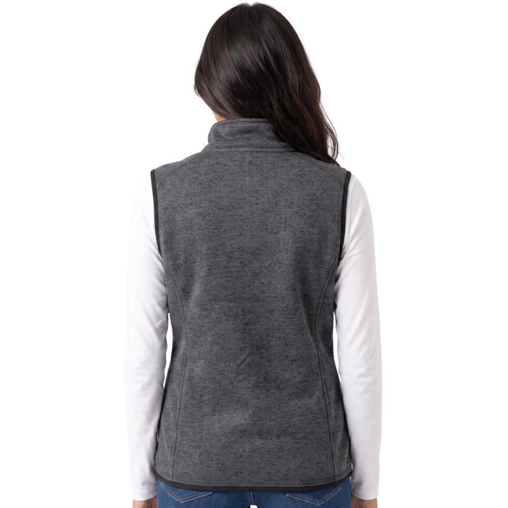 Women’s Sweater Fleece Vest with Pockets