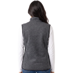 Women’s Sweater Fleece Vest with Pockets