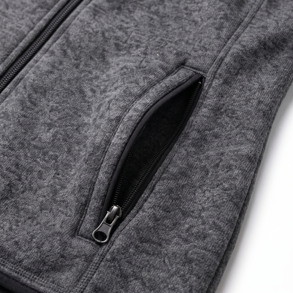Women’s Sweater Fleece Vest with Pockets