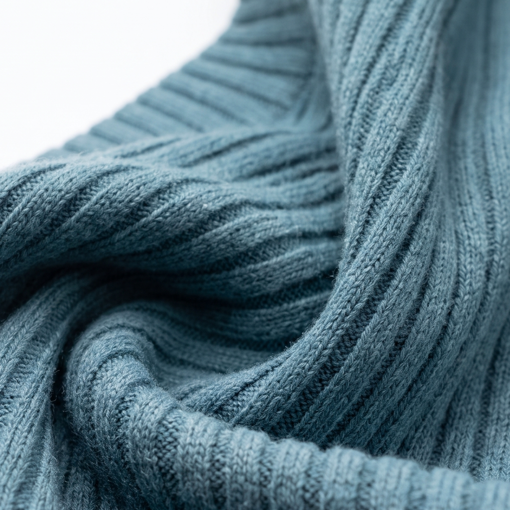 Women's Open Front Ribbed Cardigan with Side Pockets