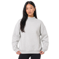 Women's Oversized Mock Neck Pullover Sweatshirt Top