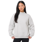 Women's Oversized Mock Neck Pullover Sweatshirt Top