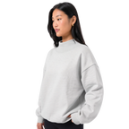 Women's Oversized Mock Neck Pullover Sweatshirt Top