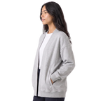 Women’s Oversized Open-Front Sweatshirt Cardigan