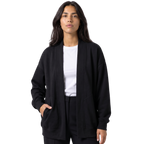 Women’s Oversized Open-Front Sweatshirt Cardigan