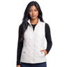 Women's Quilted Sleeveless Puffer Vest with Stand Collar