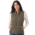 Women’s Quilted Stand-Collar Zip-Up Puffer Vest