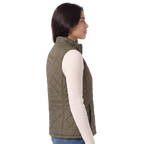 Women’s Quilted Stand-Collar Zip-Up Puffer Vest