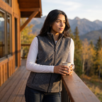 Women’s Sweater Fleece Vest with Pockets