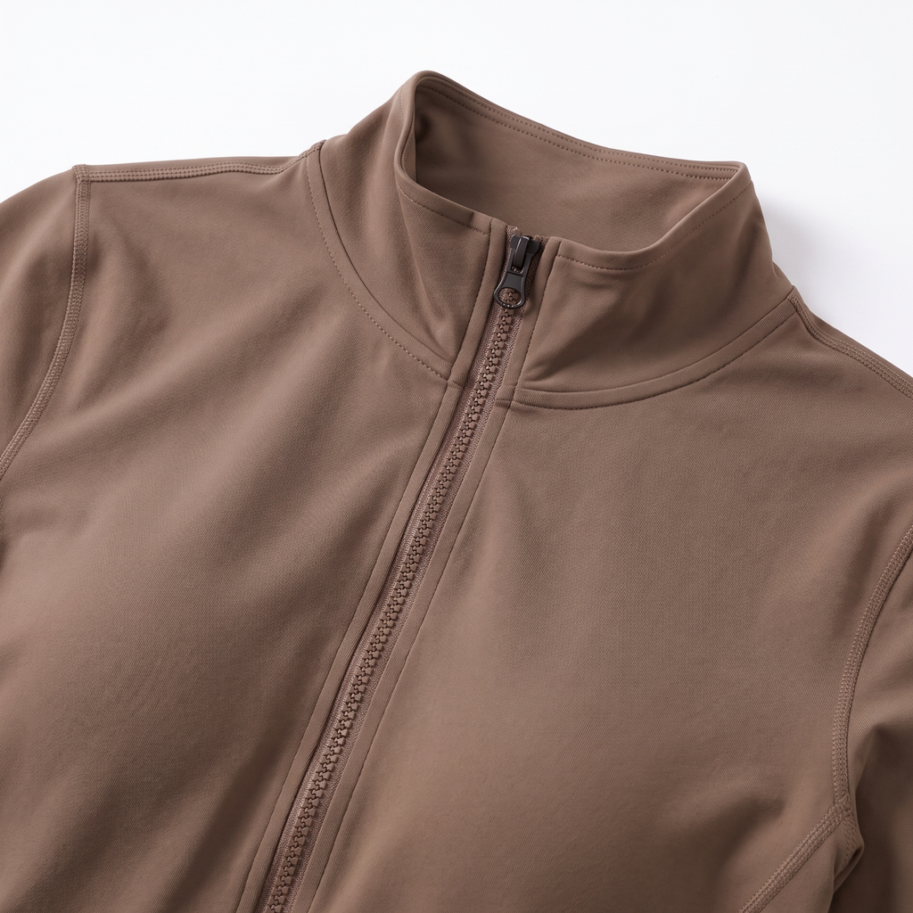 Women’s Sculpted Zip-Front Running Jacket & Active Top