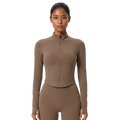 Women’s Sculpted Zip-Front Running Jacket & Active Top