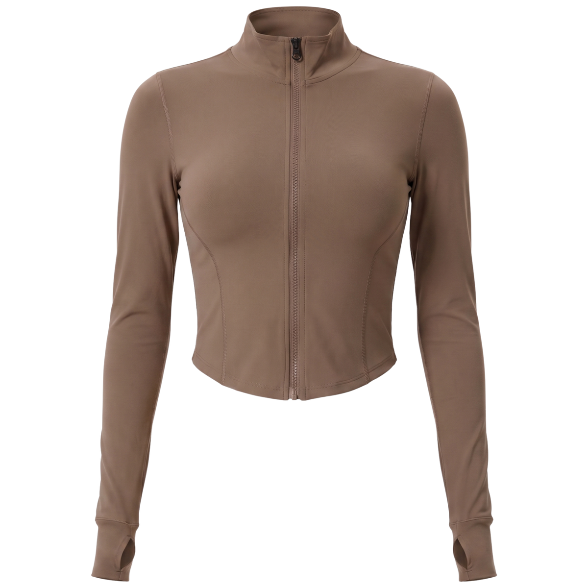 Women’s Sculpted Zip-Front Running Jacket & Active Top
