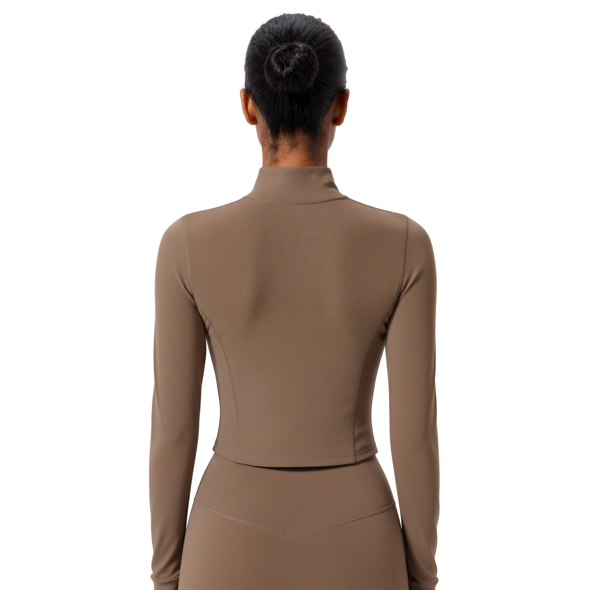 Women’s Sculpted Zip-Front Running Jacket & Active Top